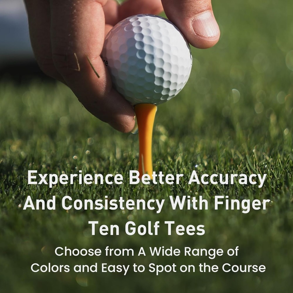 Plastic Golf Castle Tees Step Down Unbreakable Mixed Same Height Value 100 Count