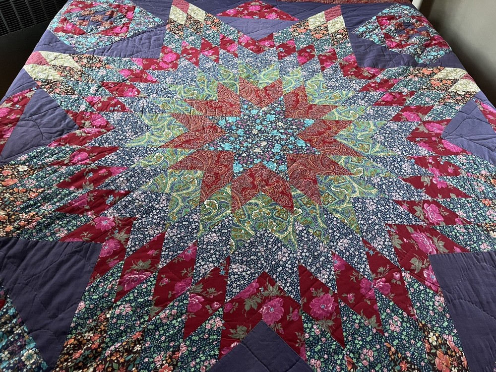 Stunning Single Star Quilt 80 x 80