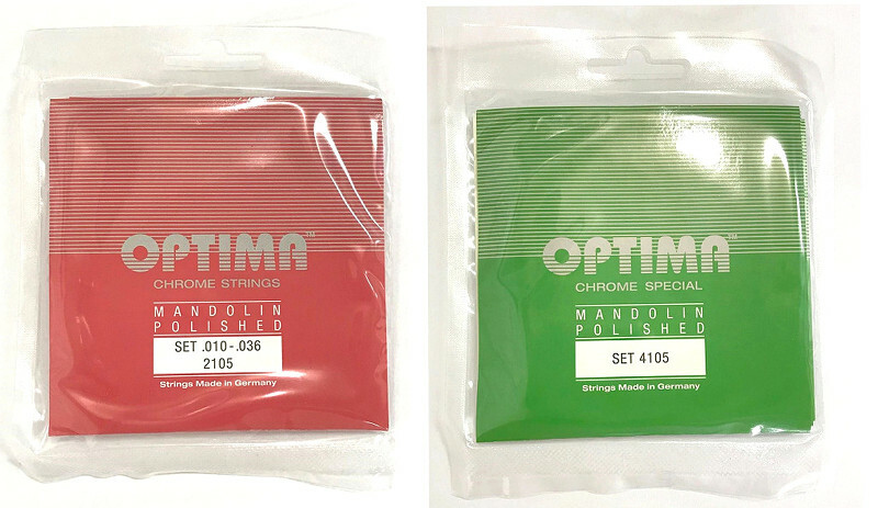 Germany OPTIMA Mandolin Chrome Special Strings Green 4105 / Red 2105 Loop End