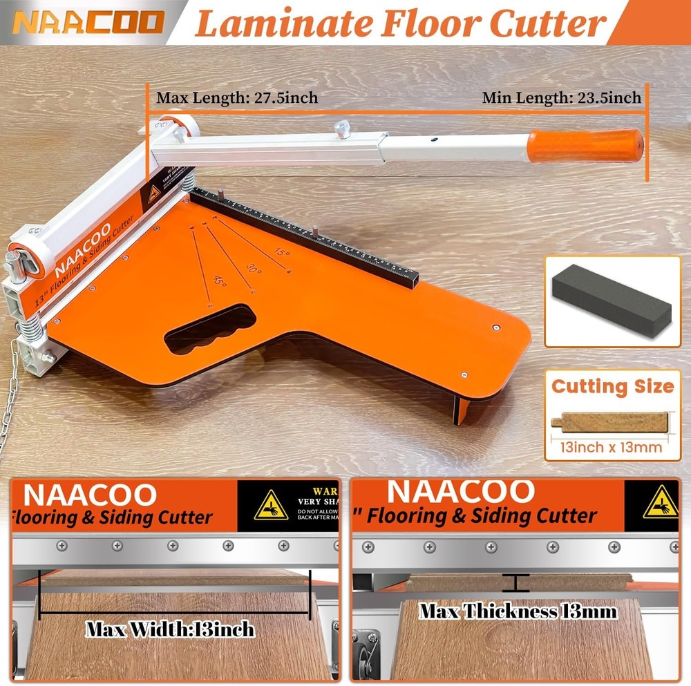 Laminate/Vinyl Floor Cutter with Extra Blade for Work Efficiently