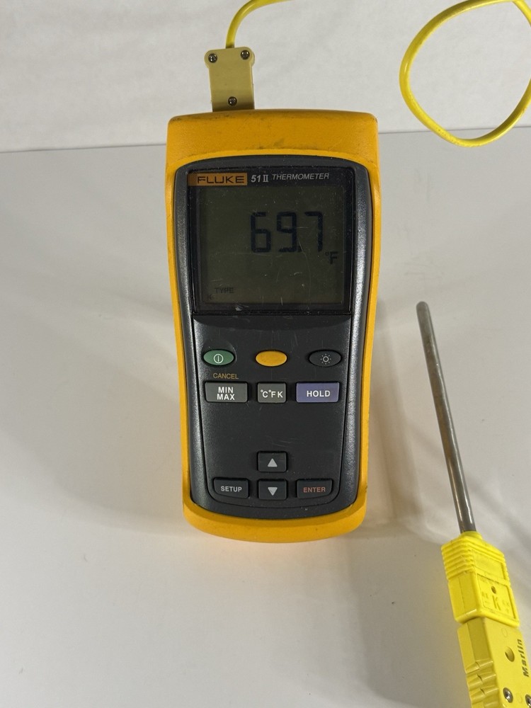 Fluke 51-2 Calibrated Single Input Thermometer. In Great Pre Owned Condition