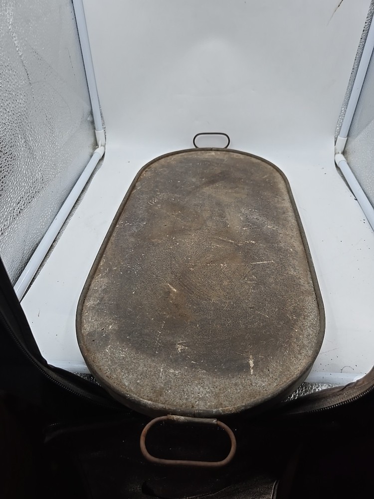 Large oval soapstone griddle Wired Rings 18" By 9"
