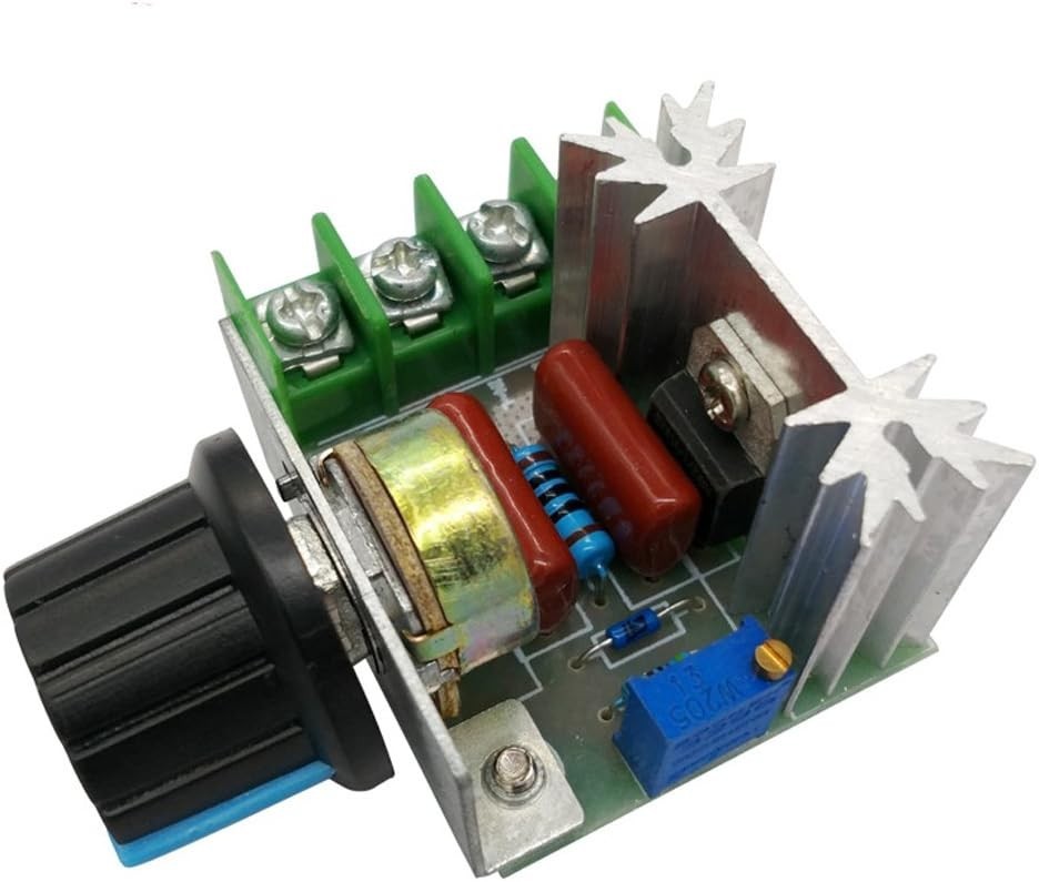 Adjustable 2000W Speed Regulator with LCD for Custom Voltage Settings - 50V-220V