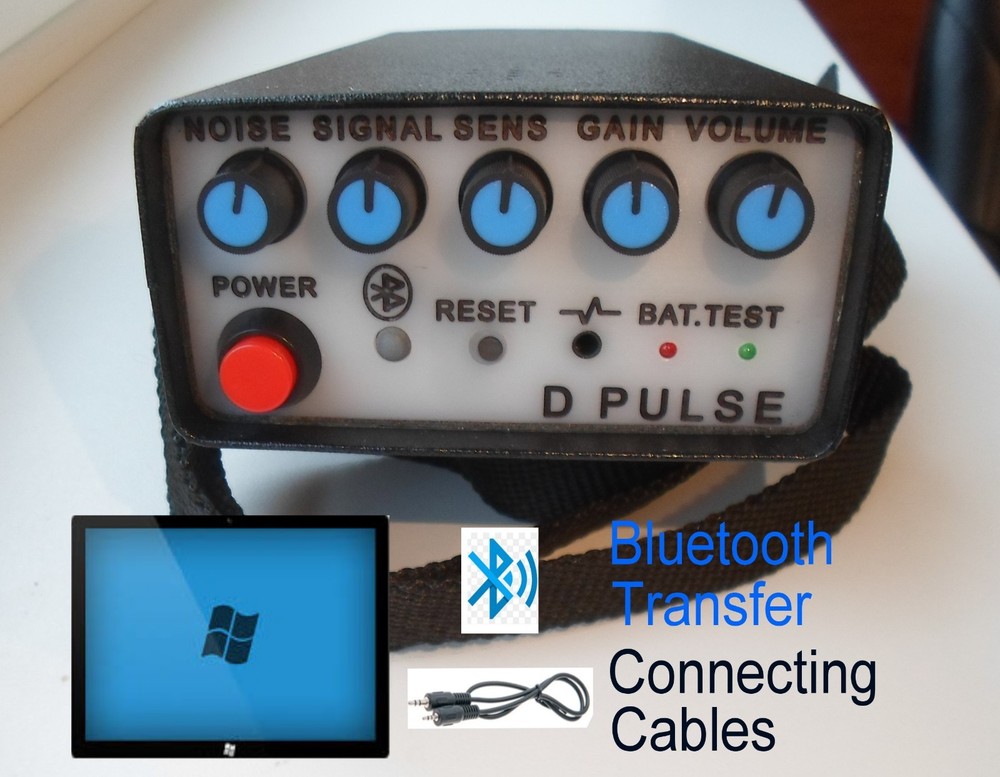 Deep Metal detector D PULSE 3D Visualization Bluetooth