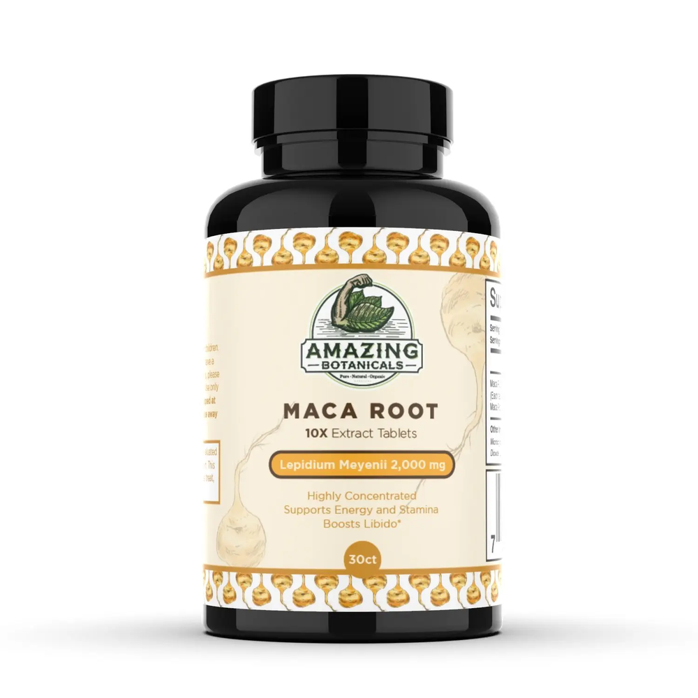 Maca Root 10X Extract Tablets 2,000 mg