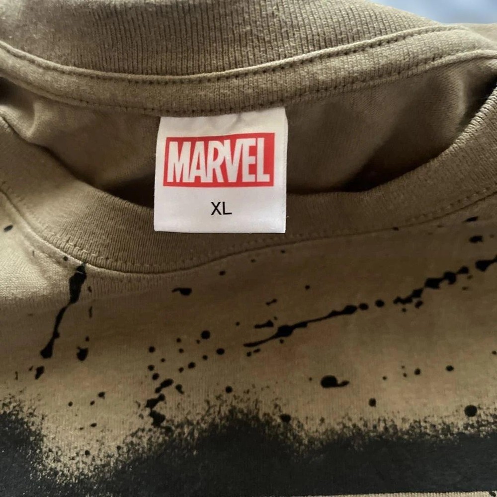 MARVEL splatter pattern T-shirt XL