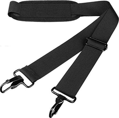 Askuko Shoulder Strap 56 Inch, Universal Adjustable Shoulder Belt Black