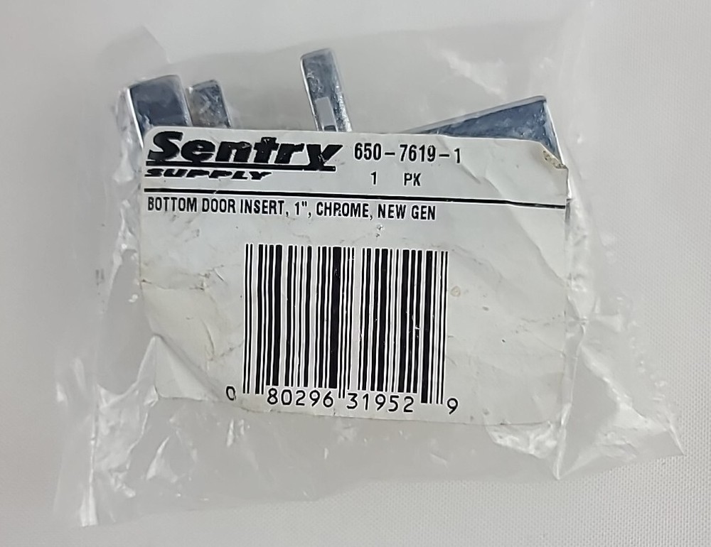 Sentry Supply 650-7619-1 Bottom Door Insert, 1" Chrome