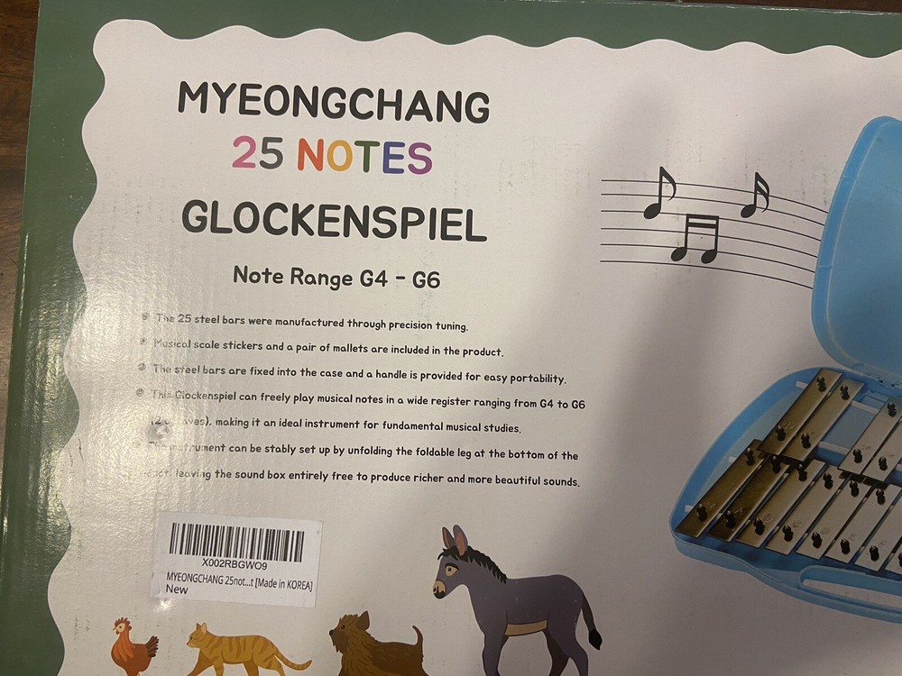 Myeongchang 25 Notes Glockenspiel New