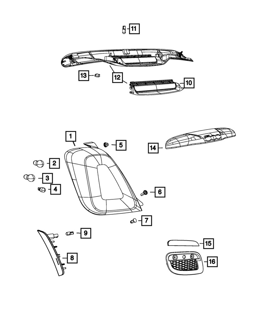 Genuine Mopar Chmsl Cover Panel 1TB17JXWAE