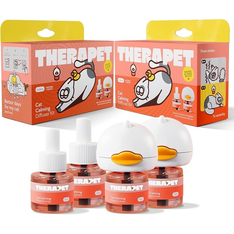 Calm Multi Cat Diffuser Kit Pheromone Reduces Stress Scratching Fighting New
