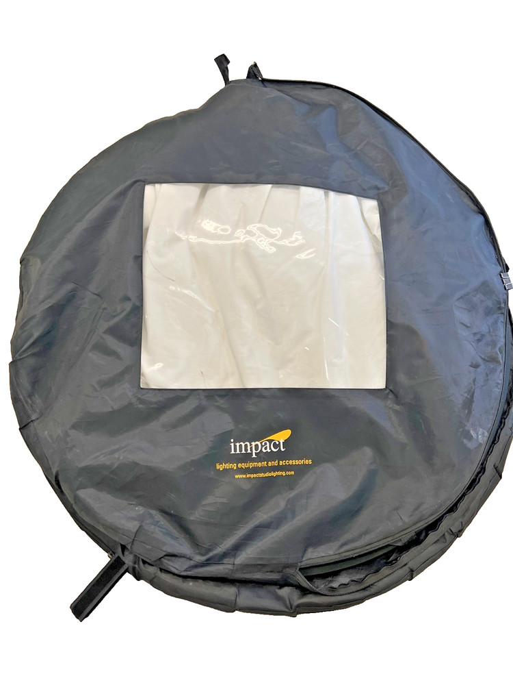 Impact Lighting Collapsible Circular Screen Two Pack White and Black - Large