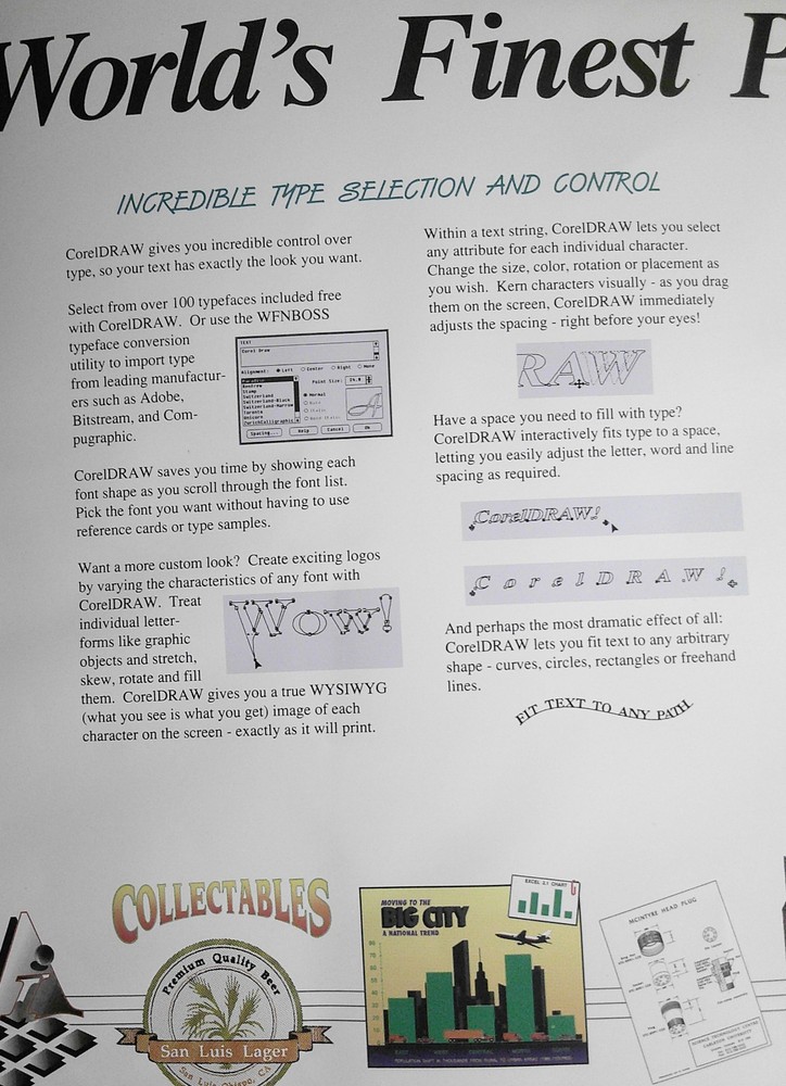 Add Flair! CorelDRAW! Brochure, 1990