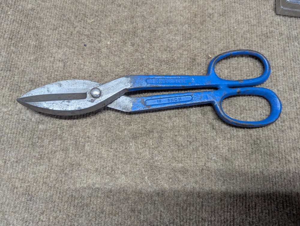 Vintage GlobeMaster Tin Snips 12"