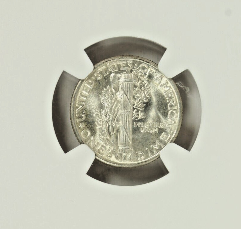 1942-D Mercury Dime : NGC MS67FB