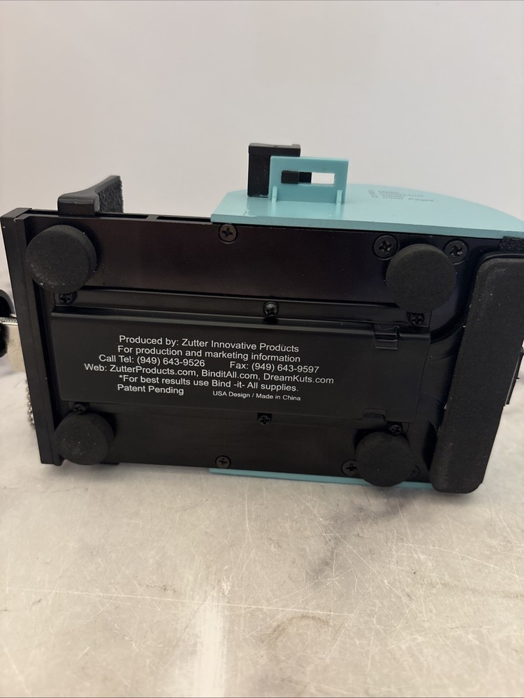 ZUTTER Innovative Products Bind It All Personal Binding System Blue Scrapbook