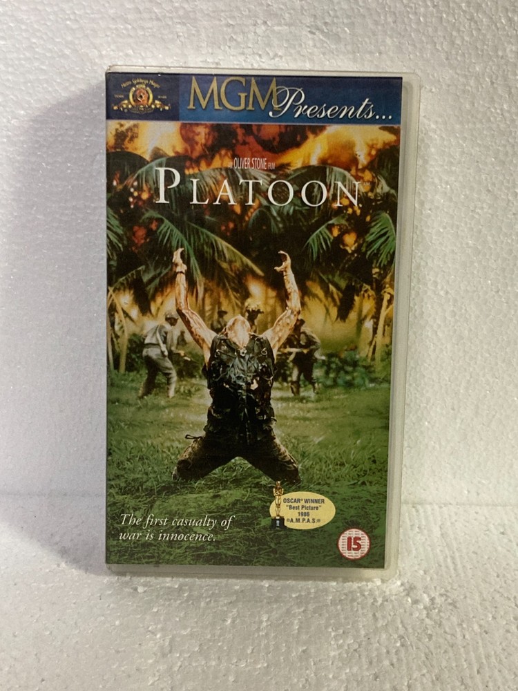 Platoon     - VHS - Tape   -  Next Work Day Post