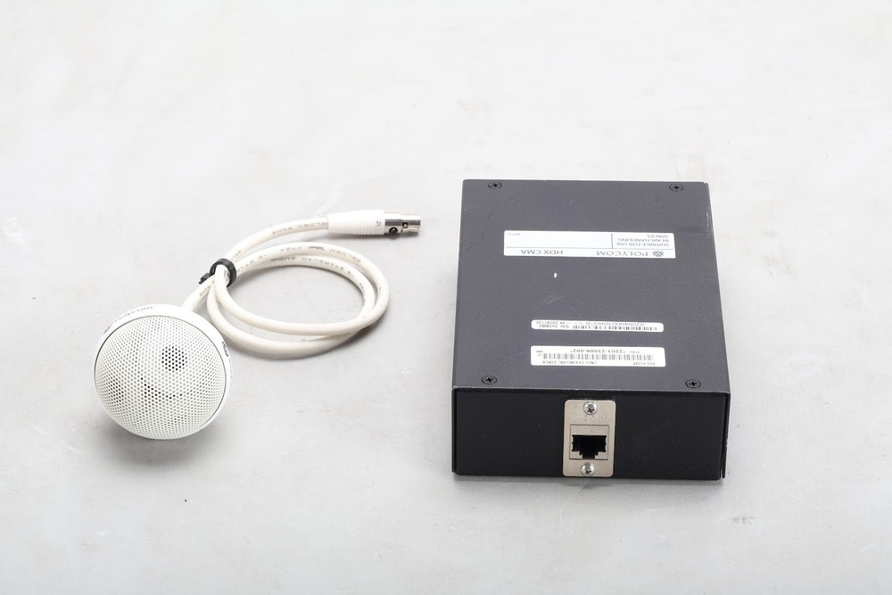 Polycom 2201-23809-002 HDX Ceiling Hanging Microphone Mic Kit - Fair Condition