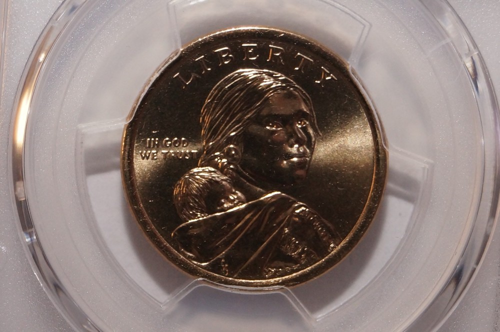 2018-D NATIVE AMERICAN DOLLAR POSITION A GRADED PCGS MS67