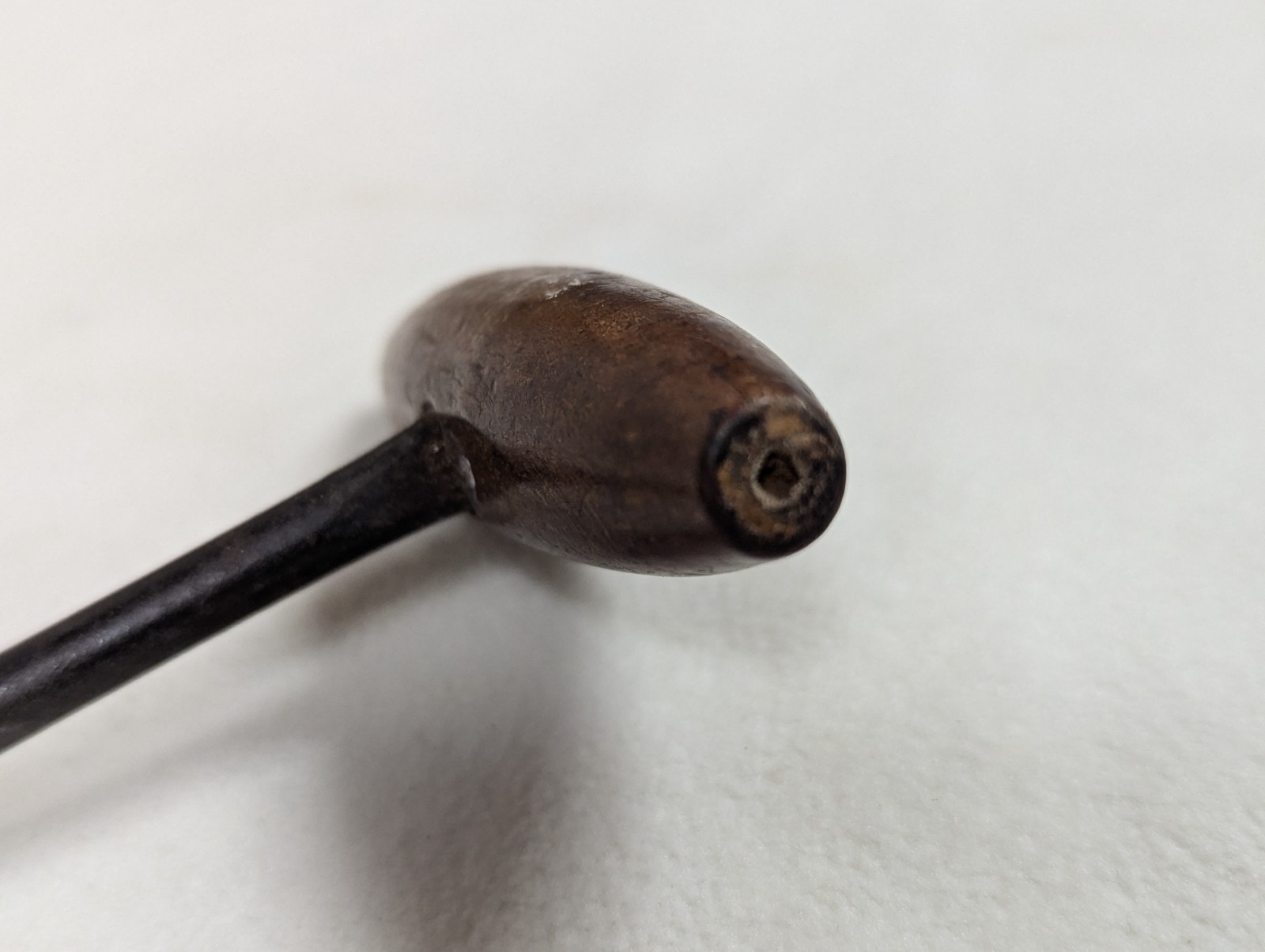 Antique Hand Gimlet Auger Drill Civil War Era Artillery Cannon Tool Metal Wood