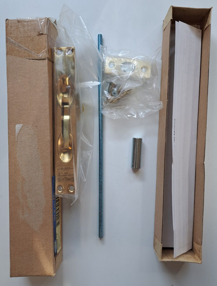IVES 458B3 12" SOLID BRASS US3 12" FLUSH BOLT FB458