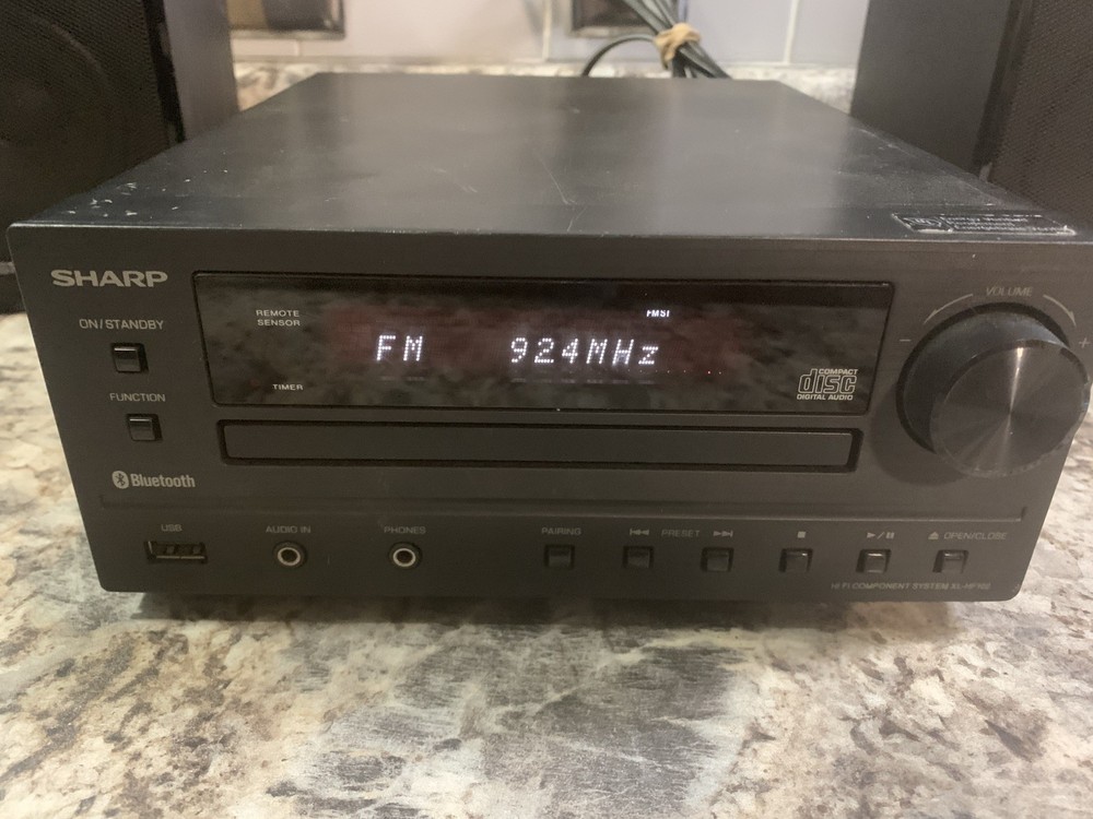 💥Sharp XL-HF102B Hi-Fi Bluetooth Component System CD Player Speakers