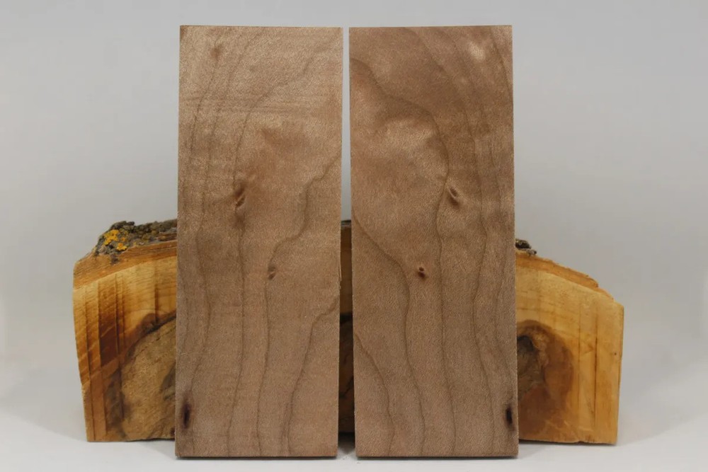 STABILIZED MAPLE CUSTOM KNIFE HANDLE MATERIAL BLANK SCALES (6359)