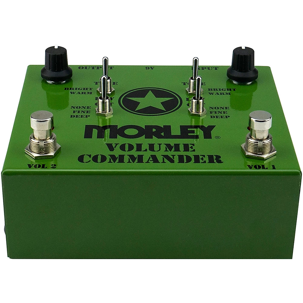 Morley Volume Commander Effects Pedal Green