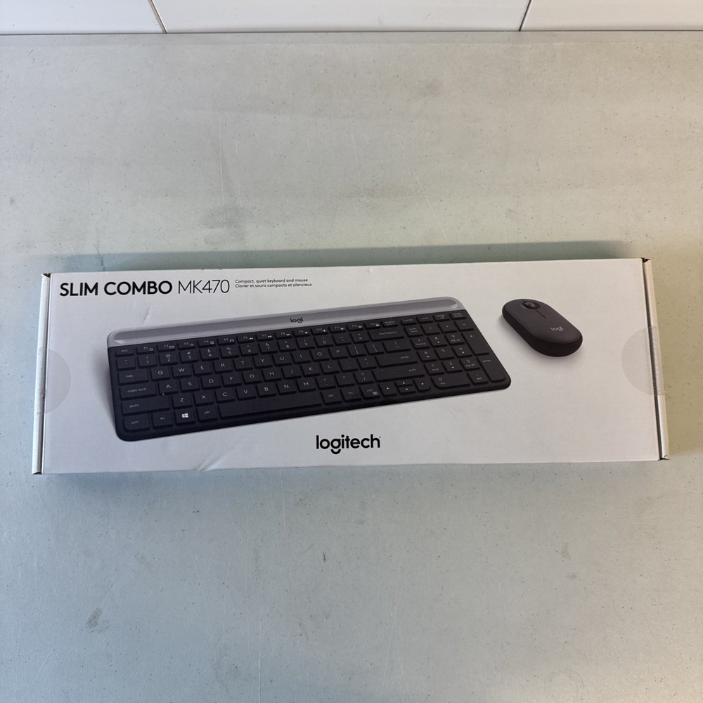 Logitech MK470 Slim Wireless Combo - Graphite New Sealed