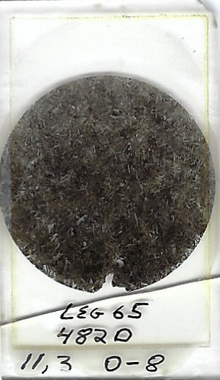 Thin-section Mount from DSDP Hole 482D Petrographic Microscope Slide 482D-11-3