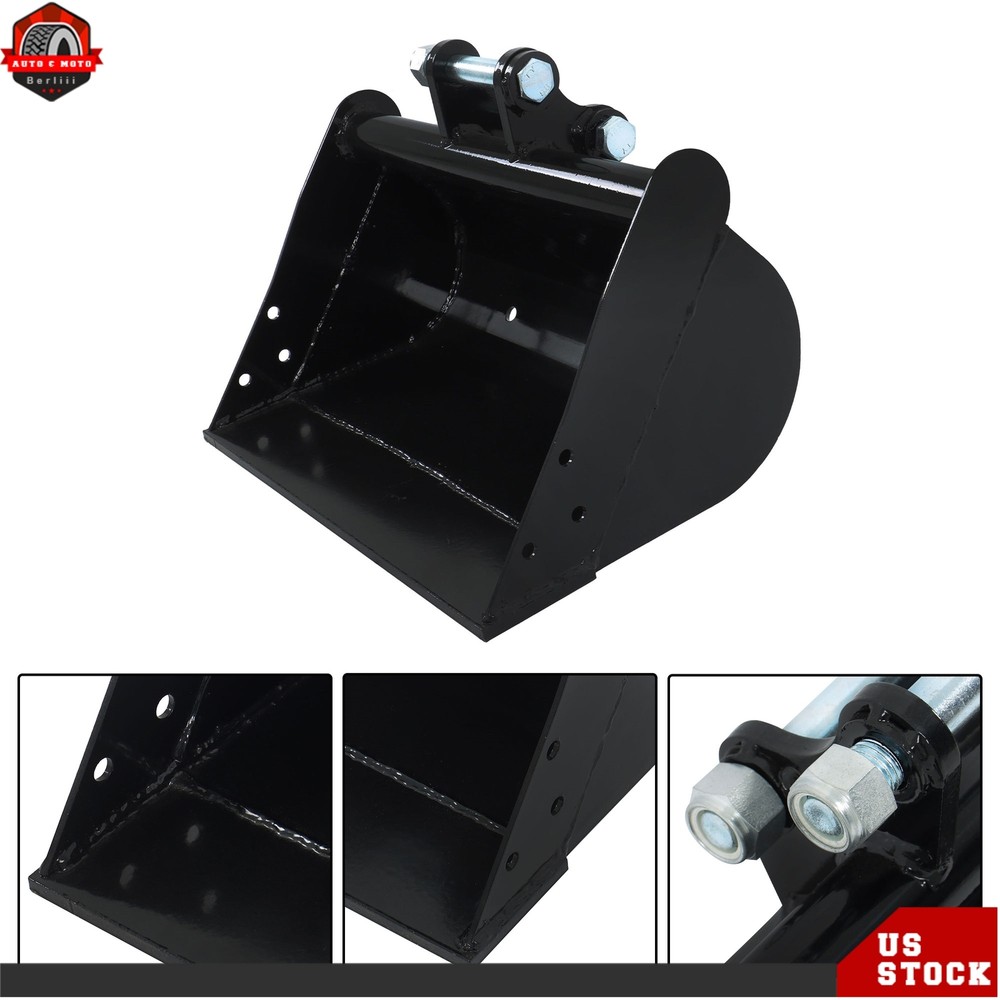 500mm Plain Flat Bucket Grading Attachment for Mini Excavators With pin shaft