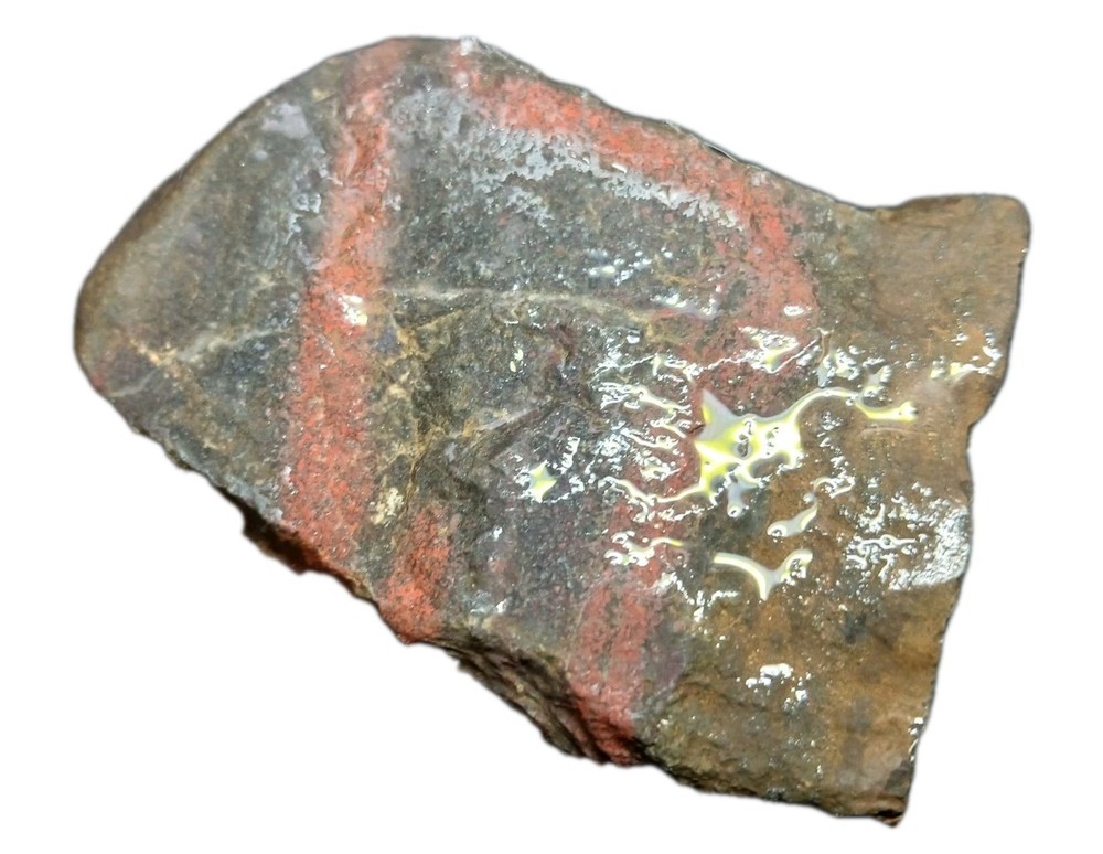 Unique Rough Jasper Stone 1.2 Lbs Banded Iron Formation