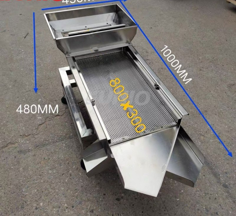 Double layer High Performance Linear Type Sieve Machine Vibrating Screen Sand