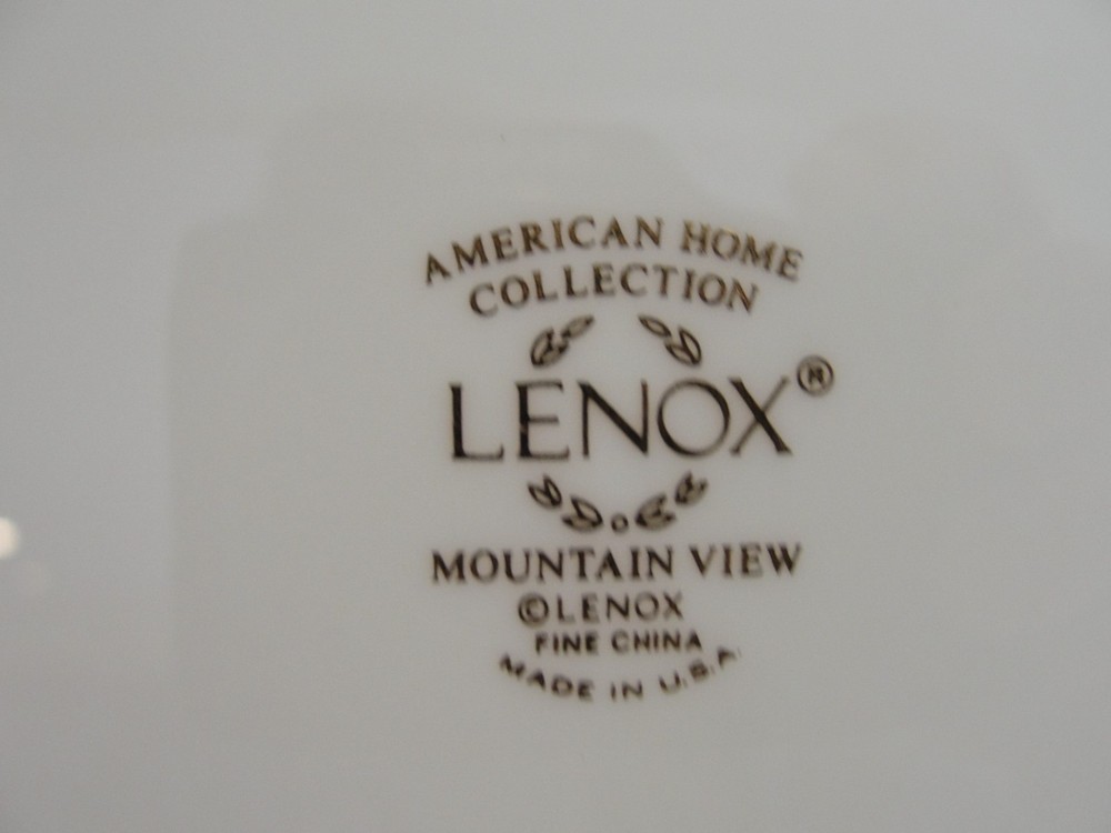 LENOX MOUNTAIN VIEW 1 - 5 PIECES SETTING LOOKS NEW