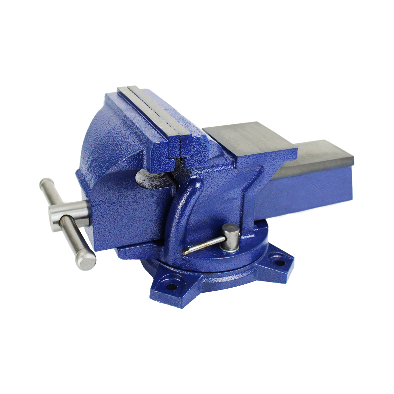 HFS(R) 4" Heavy Duty Bench Vise - 360 Swivel Base With Lock