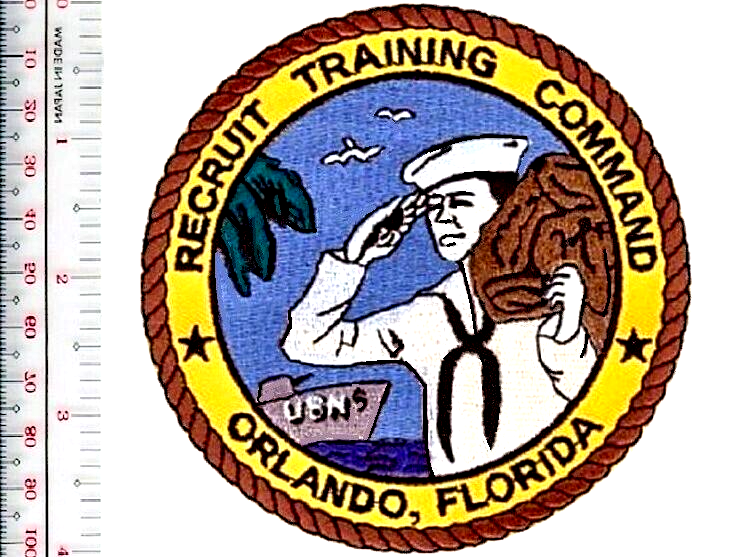 US Navy USN Recruit Training Command RTC Orlando, Florida 1968 - 1998 Patch