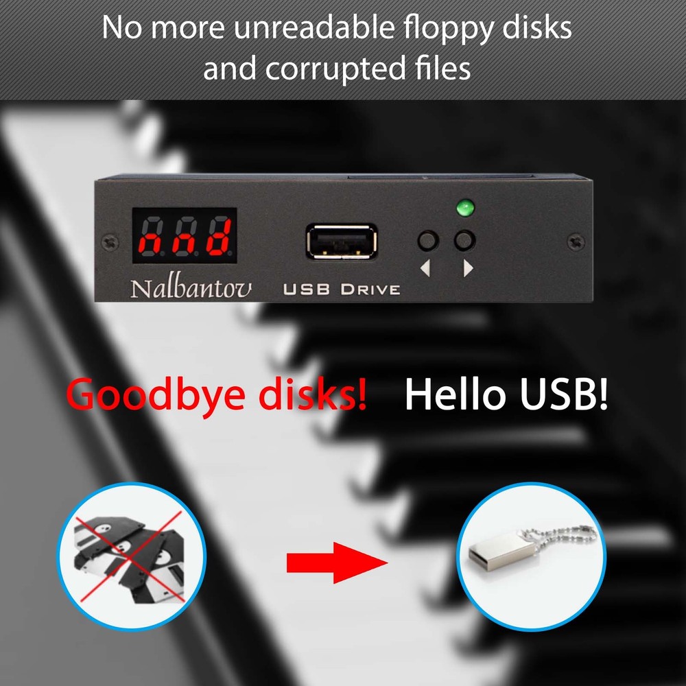 Floppy Disk USB Emulator N-Drive 1000 for Korg Trinity & Plus, Pro, Pro X, V3