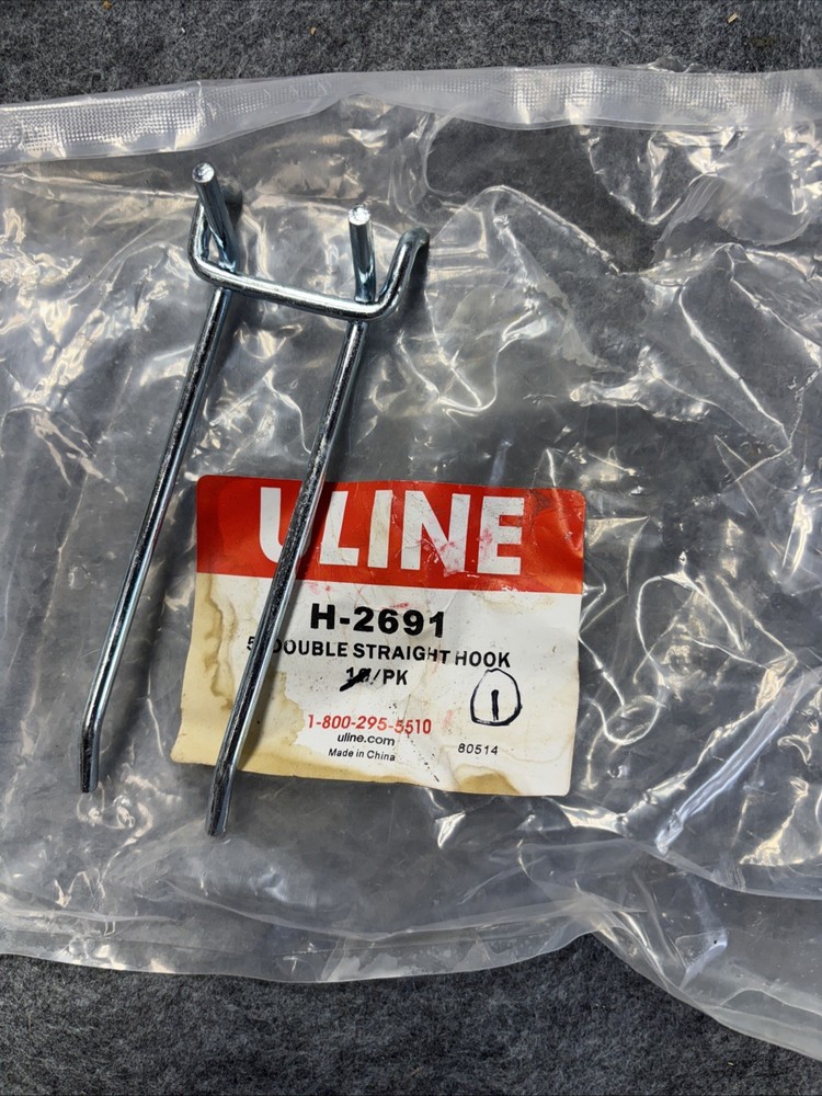 Uline Peg Board Hangers, Various Sizes & Qty