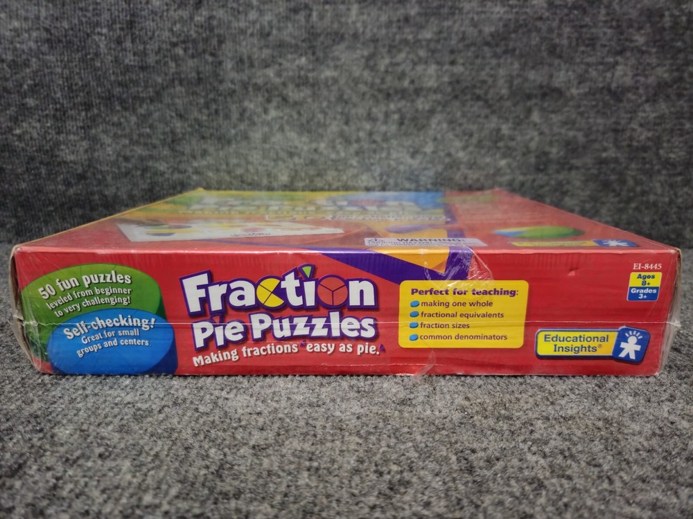 Educational Insights FRACTION PIE PUZZLES