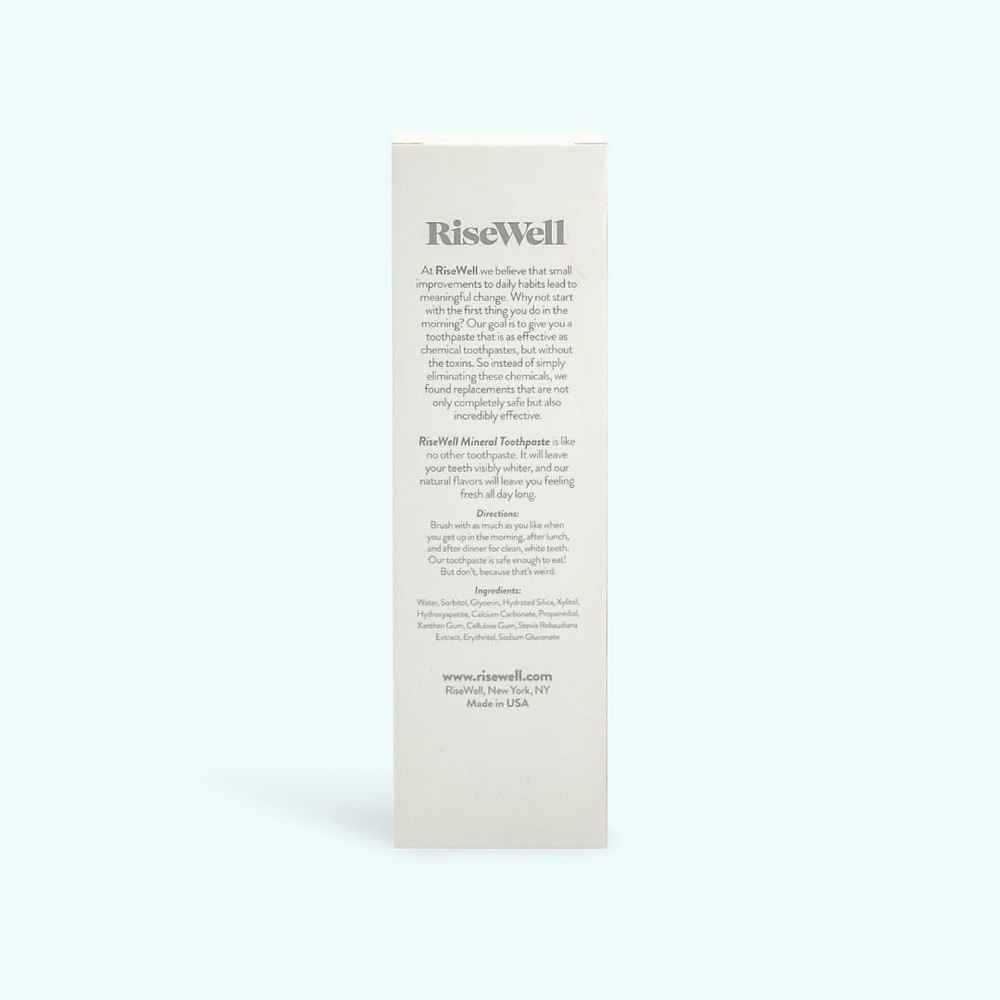 Mineral Unflavored Toothpaste - Hydroxyapatite Flavorless Toothpaste - Made i...