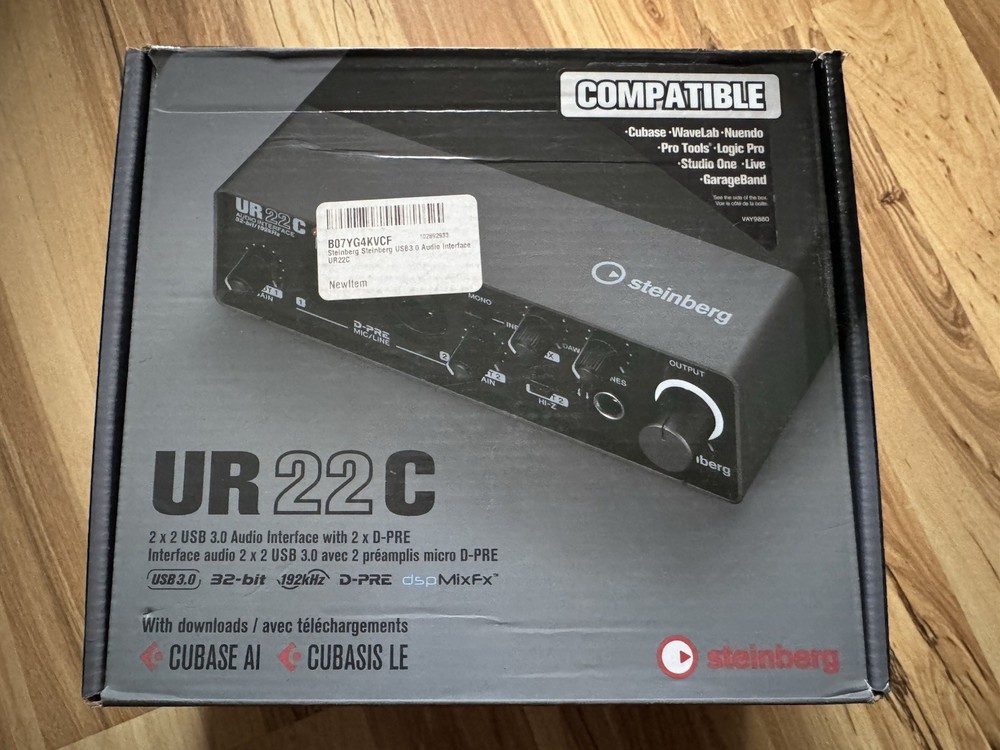 Steinberg UR22C USB 3.0 Audio Interface - New Open Box