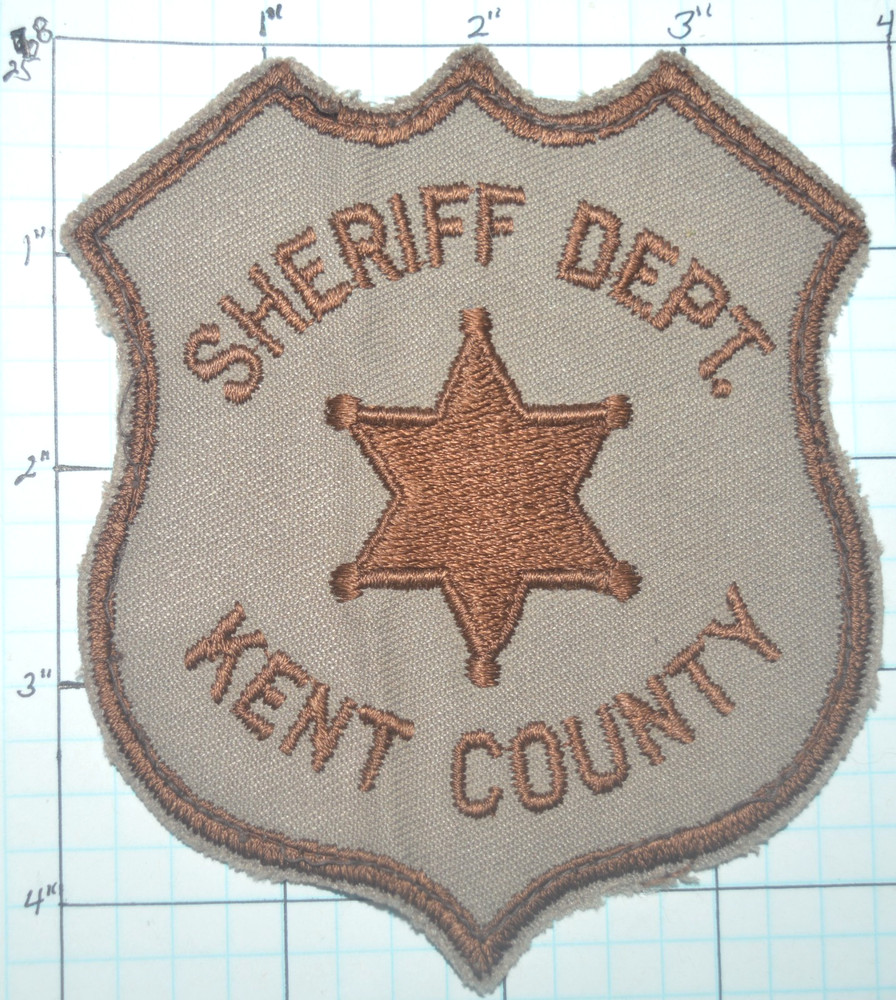 MICHIGAN, KENT COUNTY SHERIFF SHERIFF'S POLICE DEPT VINTAGE PATCH