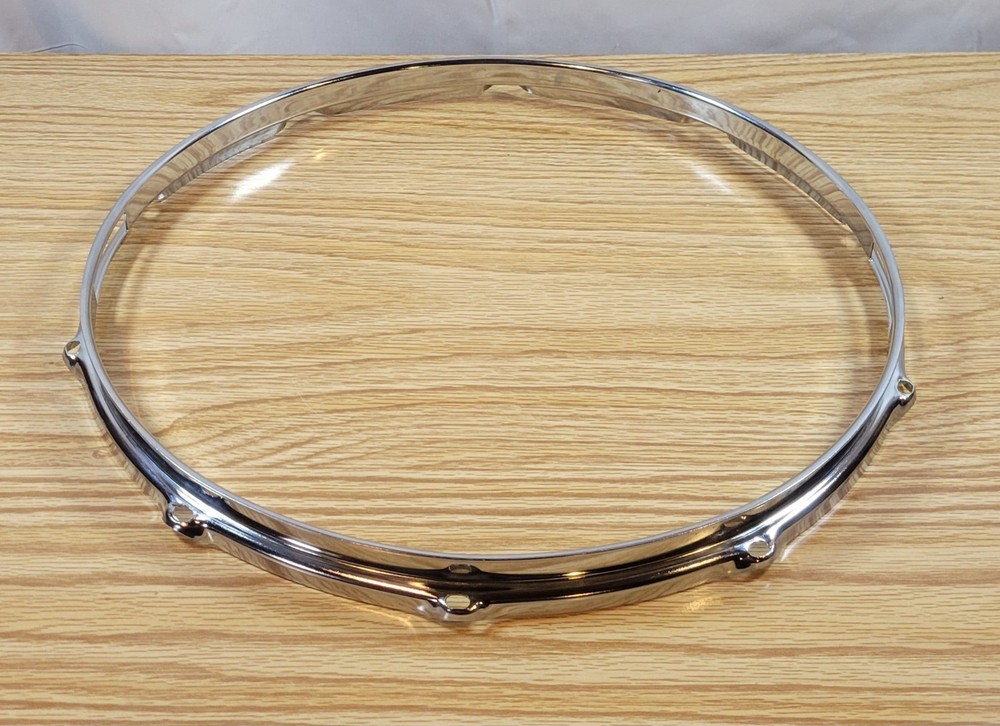 Percussion Plus Chrome Snare Side Drum Rim (14", 10 Lugs)