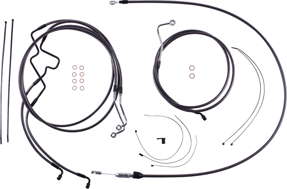 MAGNUM SHIELDING KARBONFIBR Designer Handlebar Installation Kit - 10" - '21-'23