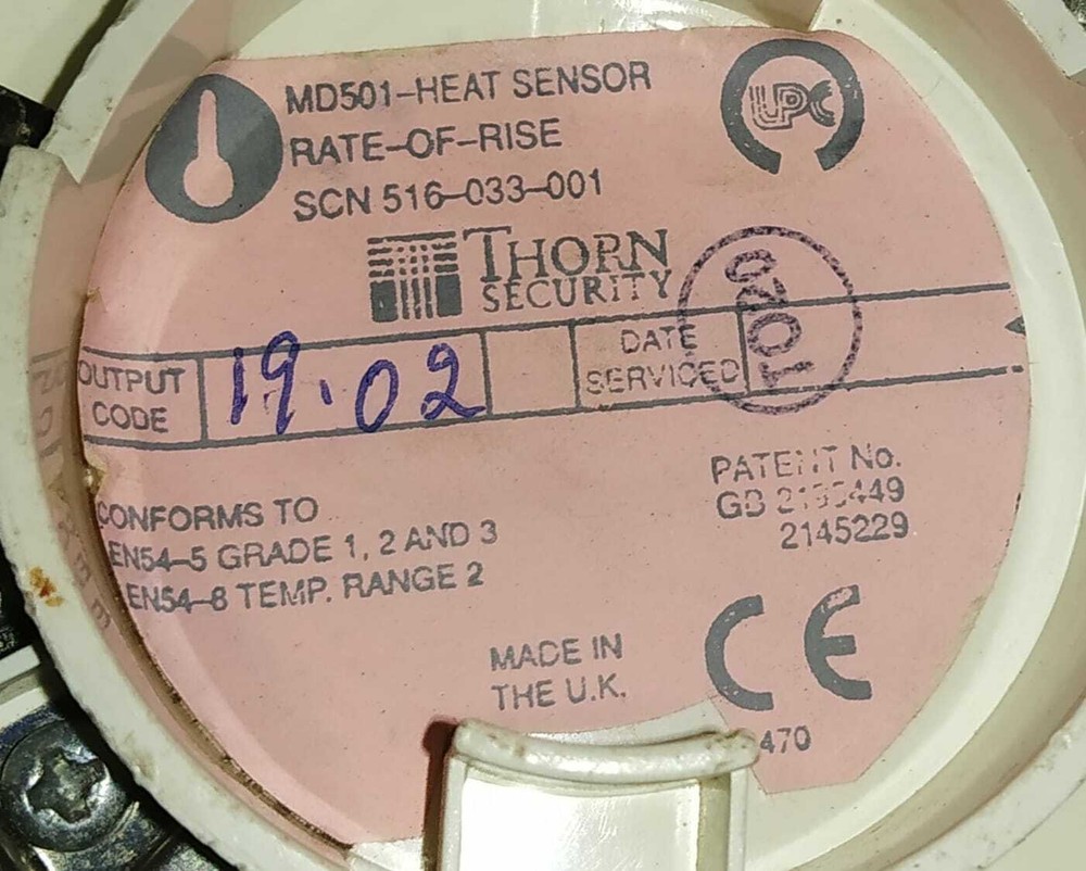 MD501 HEAT SENSOR THORN SECURITY 516-033-001
