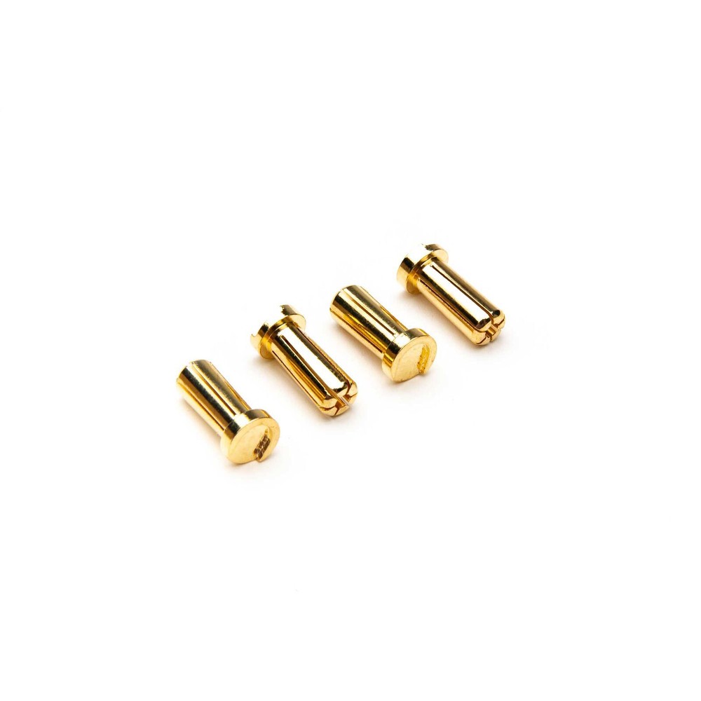 Dynamite Low Profile 5mm Bullet Connectors (4pcs) DYNC0176