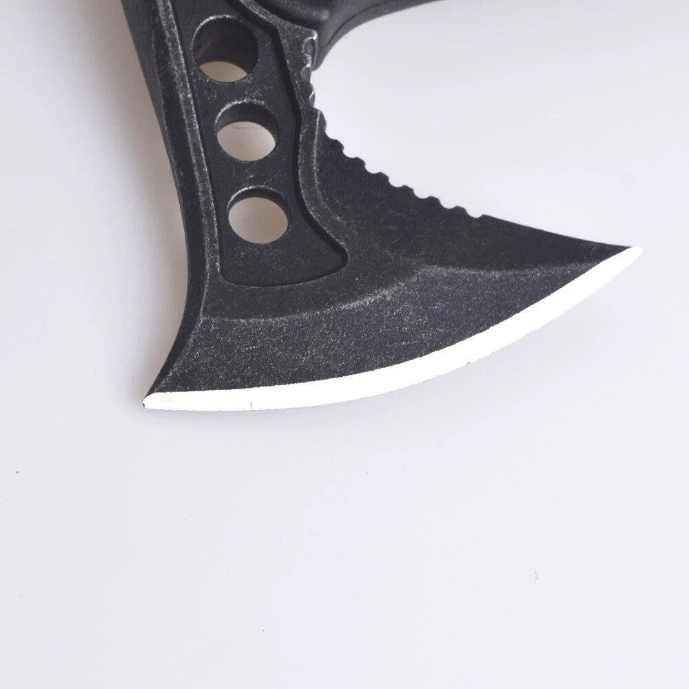 16" Camping Tactical Tomahawk Axe Hunting Survival Knife Tools w/ Nylon Sheath