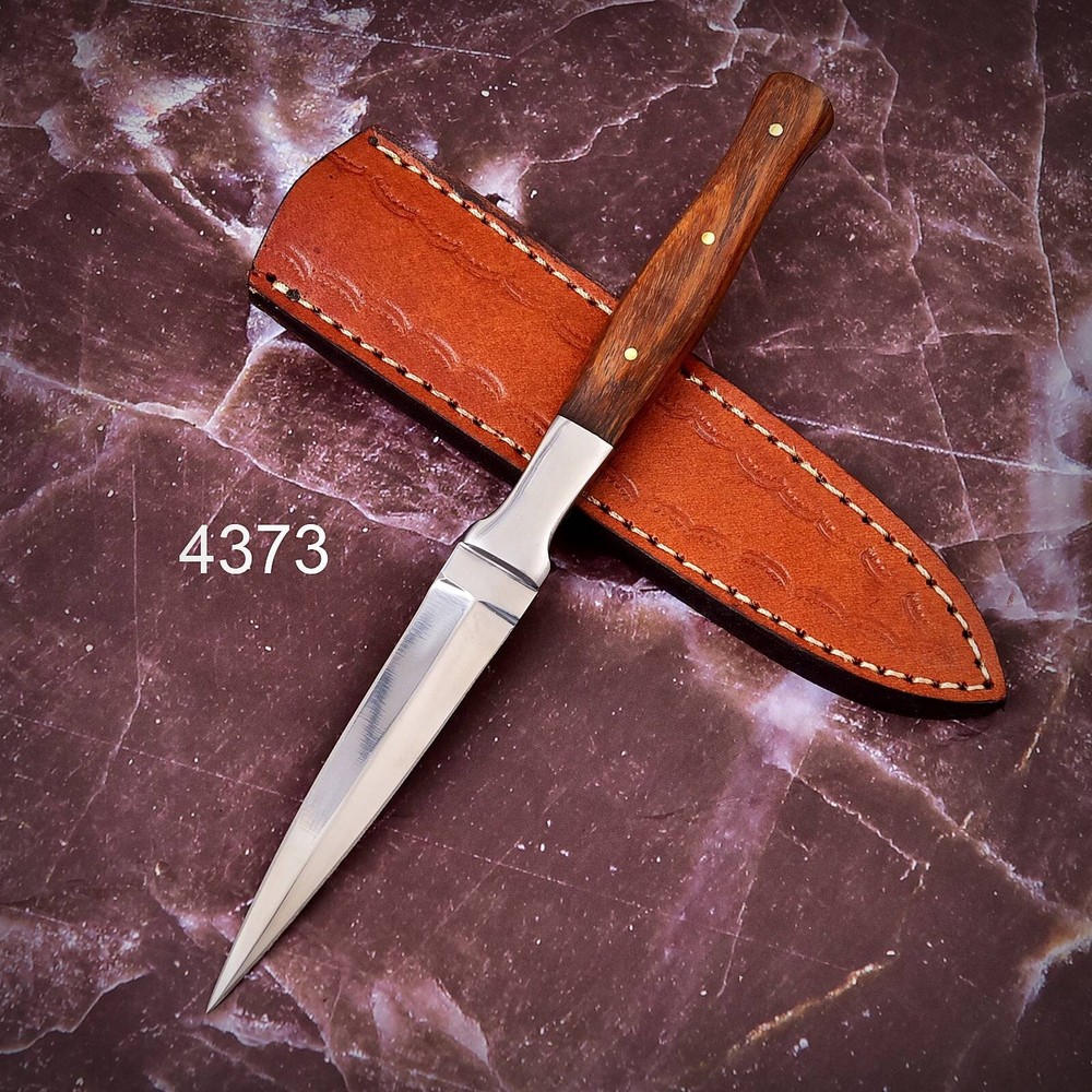 CUSOM Handmade D2 DAGGER HUNTER BOOT THROWING KNIFE WOOD HANDLE SURVIVAL