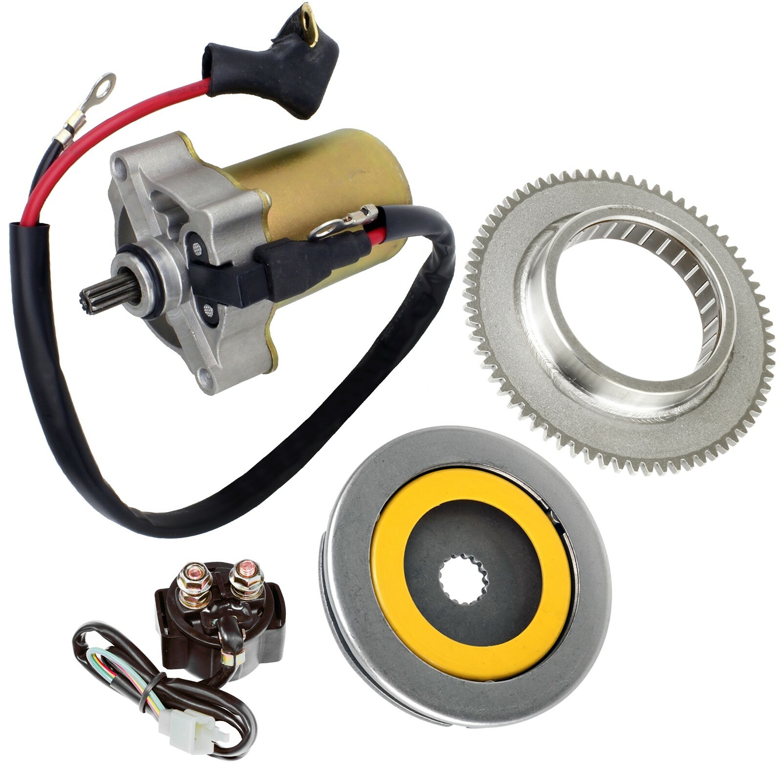 Starter Motor Clutch Sprag Idler Gear Kit For Yamaha Raptor 90 YFM90R 2009-2013