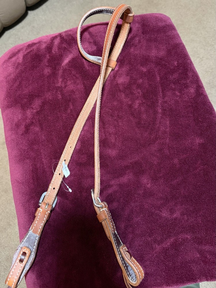 Leather Bridal Brown Western Headstall